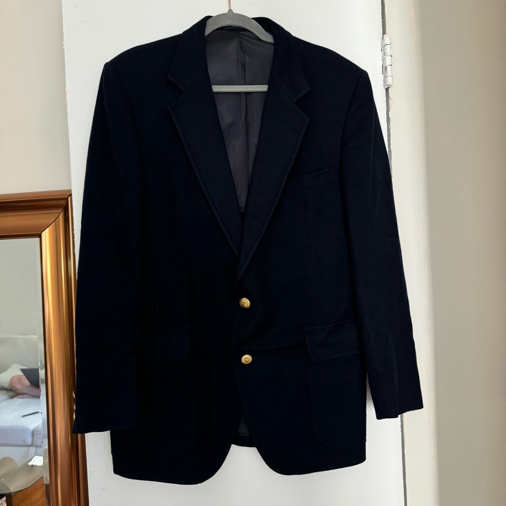 Stanley Blacker Dark Blue 2 Button Blazer